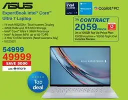 Incredible Connection ASUS ExpertBook Intel Core Ultra 7 Laptop offer