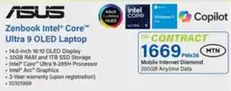 Incredible Connection ASUS Zenbook Intel Core Ultra 9 OLED Laptop offer