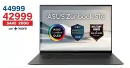 Incredible Connection ASUS Zenbook S16 offer