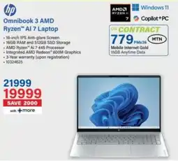 Incredible Connection HP Omnibook 3 AMD Ryzen Al 7 Laptop offer