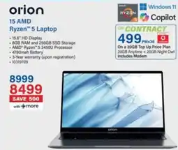 Incredible Connection Orion 15 AMD Ryzen 5 Laptop offer