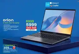Incredible Connection orion 14 Intel Core i3 Laptop offer