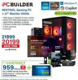 Incredible Connection SENTINEL Gaming PC offer