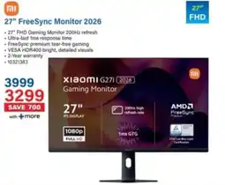 Incredible Connection Xiaomi G27i 2026 Gaming Monitor offer