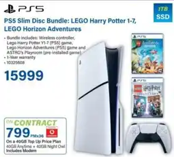 Incredible Connection PS5 Slim Disc Bundle LEGO Harry Potter 1-7, LEGO Horizon Adventures offer