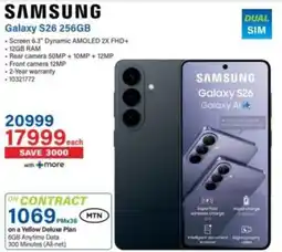 Incredible Connection SAMSUNG Galaxy S26 256GB offer