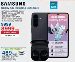 Incredible Connection Samsung Galaxy A37 Including Buds Core offer