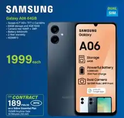 Incredible Connection SAMSUNG Galaxy A06 64GB offer