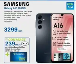 Incredible Connection SAMSUNG Galaxy A16 128GB offer