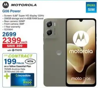 MOTOROLA G06 Power