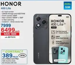 Incredible Connection HONOR 400 Lite offer