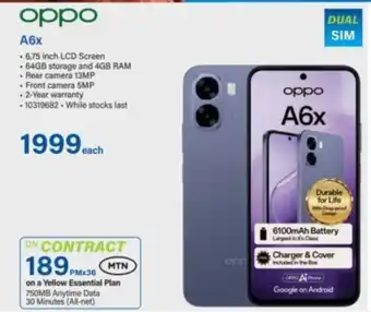 Incredible Connection OPPO A6x offer