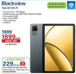 Incredible Connection Blackview Tab 60 Wi-Fi offer