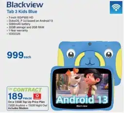 Incredible Connection Blackview Tab 3 Kids Blue offer