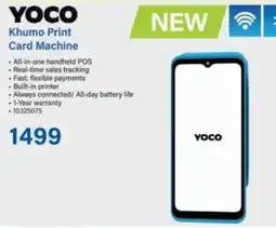 Incredible Connection YOCO Khumo Print Card Machine offer