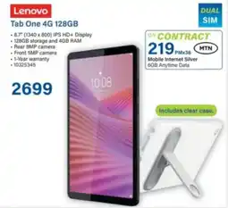 Incredible Connection Lenovo Tab One 4G 128GB offer