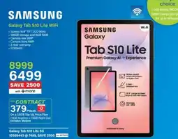 Incredible Connection SAMSUNG Galaxy Tab S10 Lite WiFi offer