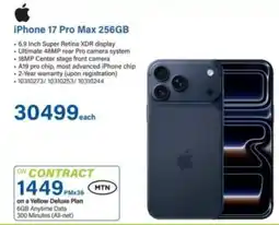 Incredible Connection iPhone 17 Pro Max 256GB offer