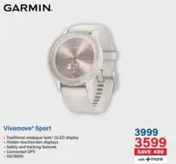 Incredible Connection Garmin Vívomove Sport offer