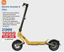 Incredible Connection Electric Scooter 6 Ultra offer
