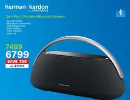 Incredible Connection harman/kardon Go + Play 3 Portable Bluetooth Speaker offer