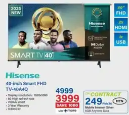 Incredible Connection Hisense 40-inch Smart FHD offer