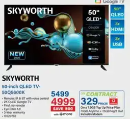 Incredible Connection SKYWORTH 50-inch QLED TV-50Q5600K offer