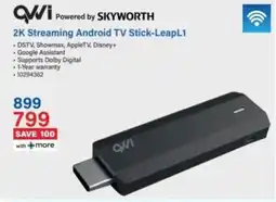 Incredible Connection QVWI 2K Streaming Android TV Stick-LeapL1 offer