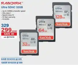 Incredible Connection SanDisk Ultra SDHC 32GB offer