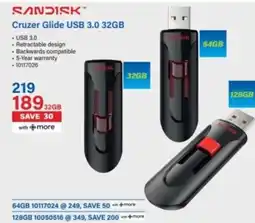 Incredible Connection Sandisk Cruzer Glide USB 3.0 32GB offer