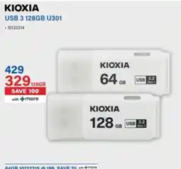 Incredible Connection KIOXIA USB 3 128GB U301 offer