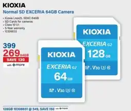 Incredible Connection KIOXIA Normal SD EXCERIA 64GB Camera offer