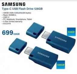 Incredible Connection SAMSUNG Type-C USB Flash Drive 128GB offer