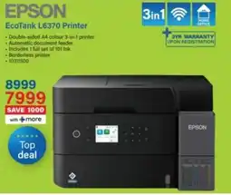 Incredible Connection EPSON EcoTank L6370 Printer offer