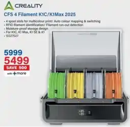 Incredible Connection CREALITY CFS 4 Filament K1C/K1Max 2025 offer