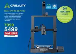Incredible Connection CREALITY Ender 3-V3-KE 3D Printer offer