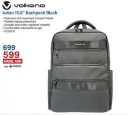Incredible Connection Volkano Julian 15.6" Backpack Black offer