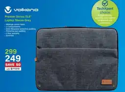 Incredible Connection Volkano Premier Series 15.6" Laptop Sleeve Grey offer
