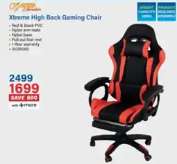 Incredible Connection Xtreme High Back Gaming Chair offer