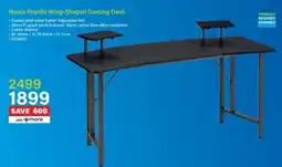 Incredible Connection Nexus Reptile Wing-Shaped Gaming Desk offer