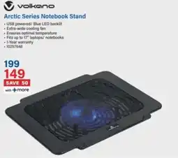 Incredible Connection Volkano Arctic Series Notebook Stand offer