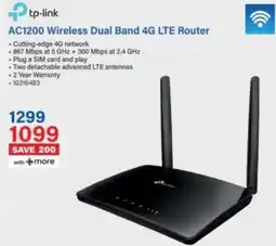 Incredible Connection tp-link AC1200 Wireless Dual Band 4G LTE Router offer