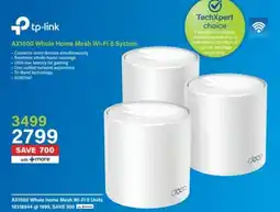 Incredible Connection tp-link AX1500 Whole Home Mesh Wi-Fi 6 System offer