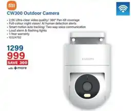 Incredible Connection CW300 Outdoor Camera Xiaomi offer