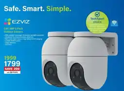 Incredible Connection EZVIZ C8C 2MP 2-Pack Outdoor Camera offer