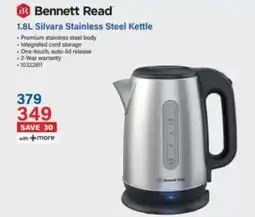 Incredible Connection Bennett Read 1.8L Silvara Stainless Steel Kettle offer