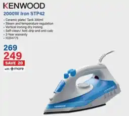 Incredible Connection KENWOOD 2000W Iron STP42 offer