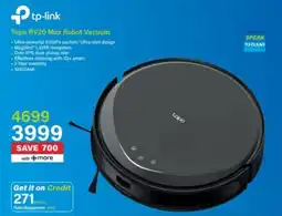 Incredible Connection Tapo RV20 Max Robot Vacuum offer