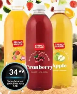 Super Save Spring Meadow 100% Fruit Juice offer