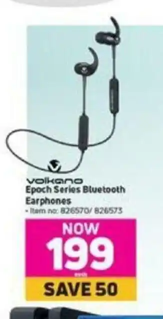 MTN Volkano Epoch Series Bluetooth Earphones offer